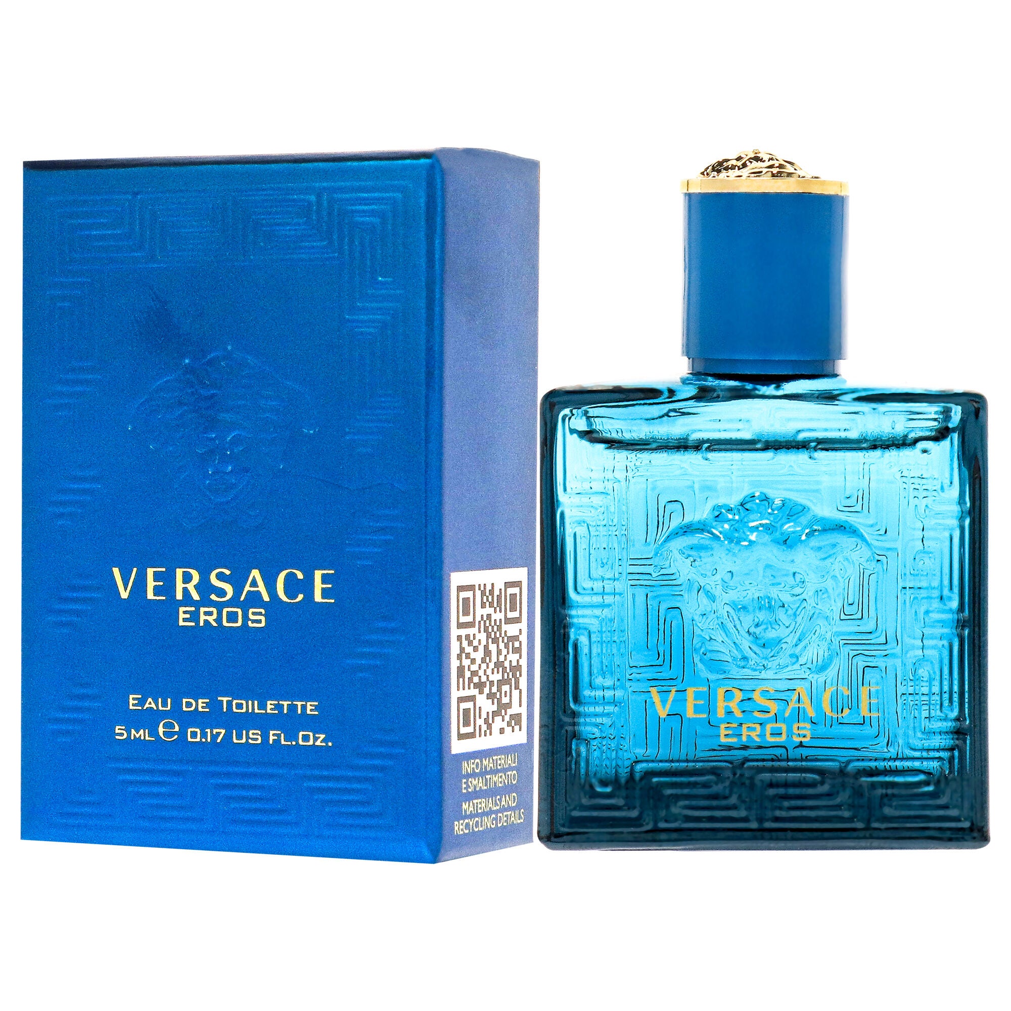 Versace Eros by Versace for Men - 0.17 oz EDT Splash (Mini), , alternate image number 7