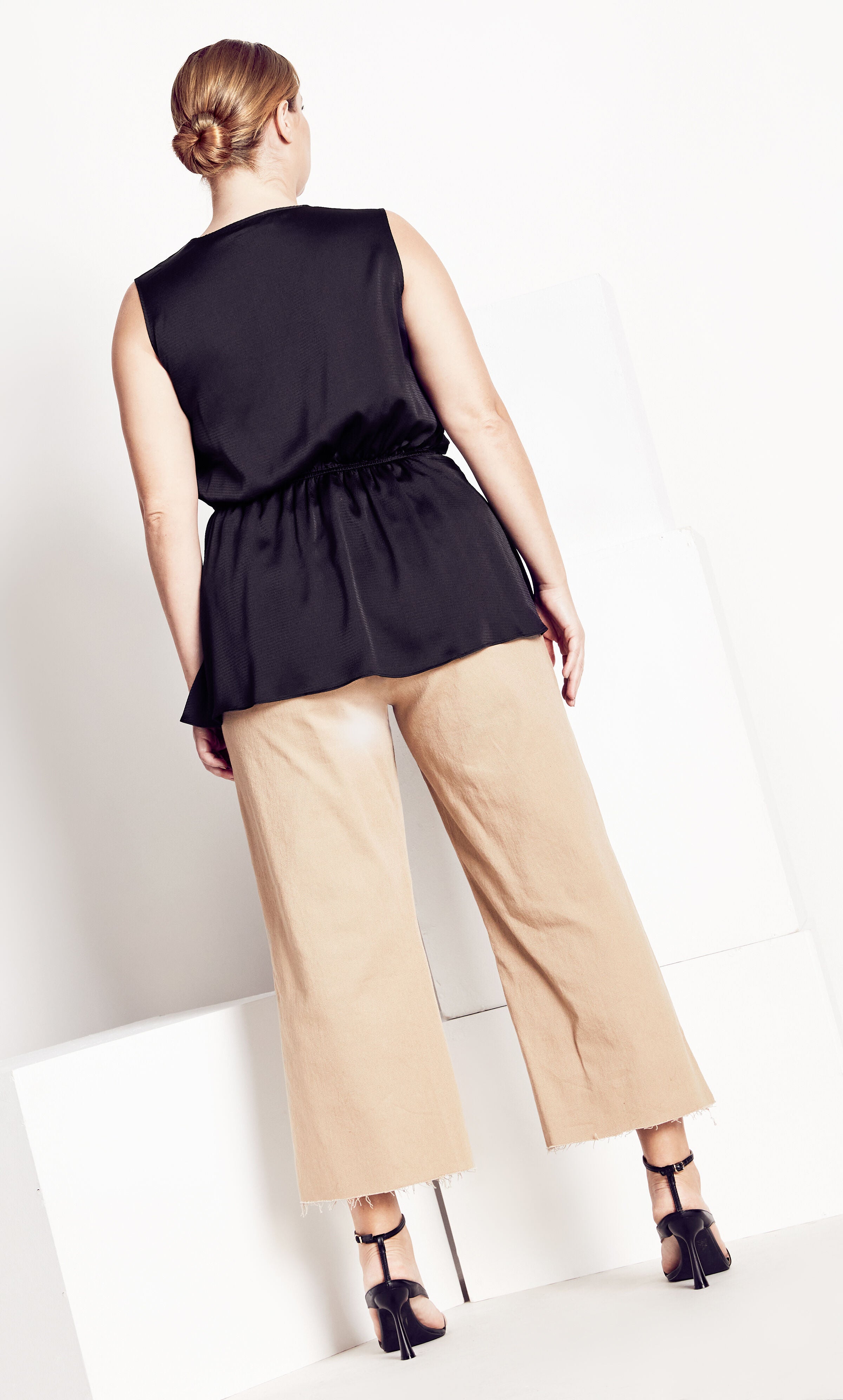 Waterfall Top - black, , alternate image number 1