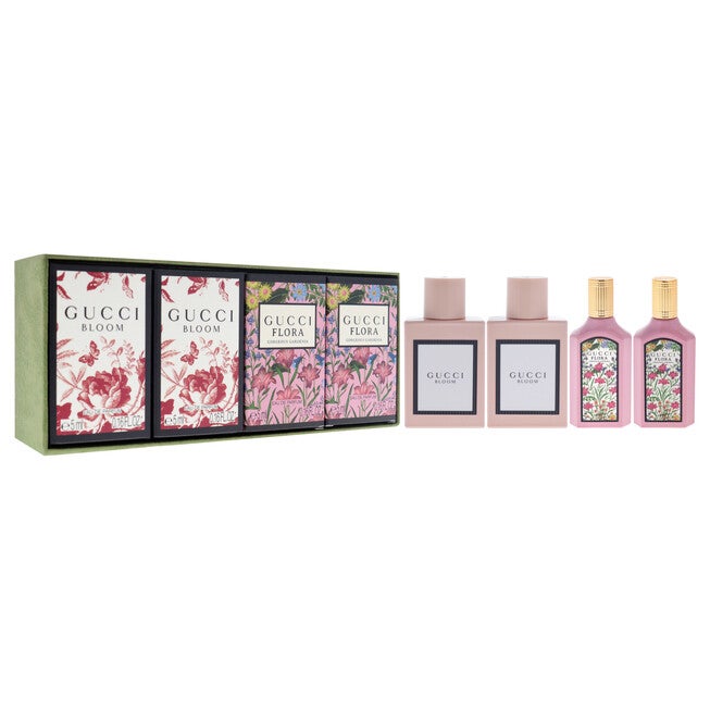 Gucci Variety by Gucci for Women - 4 Pc Mini Gift Set 2 x 0.16oz Gucci Bloom EDP Spray, 2 x 0.16oz Flora EDP Spray, See Description, alternate image number 2