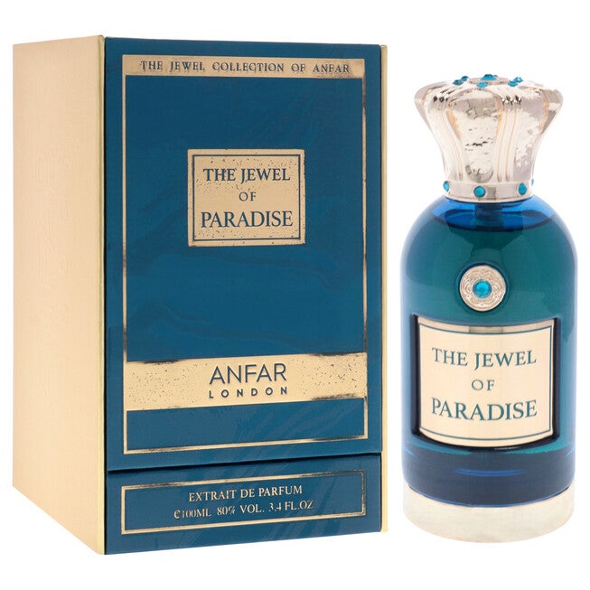 The Jewel Collection - Paradise by Anfar for Unisex - 3.4 oz Extrait De Parfum Spray, See Description, alternate image number 2