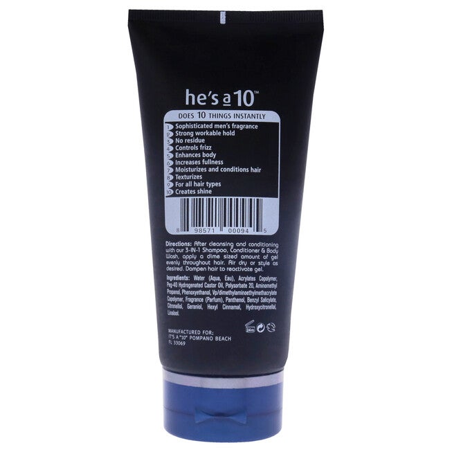 He Is A 10 Miracle Defining Gel by Its A 10 for Men - 5 oz Gel, , alternate image number null