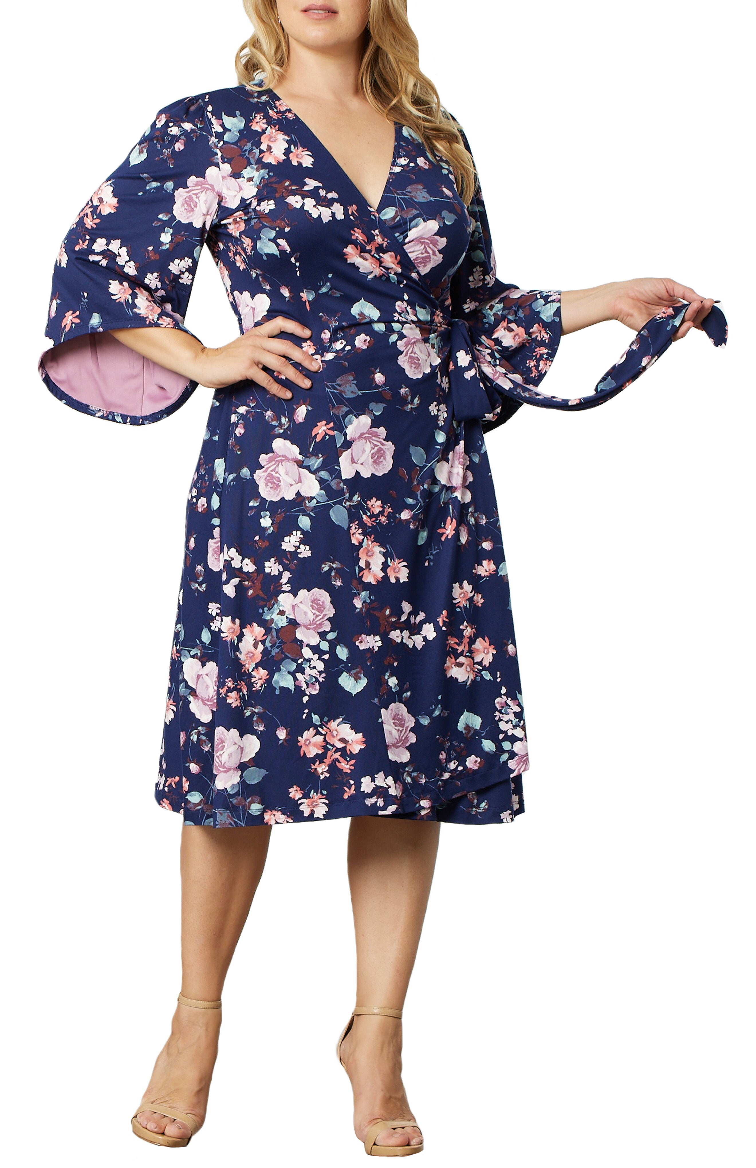 Gemini Wrap Dress, , alternate image number 4