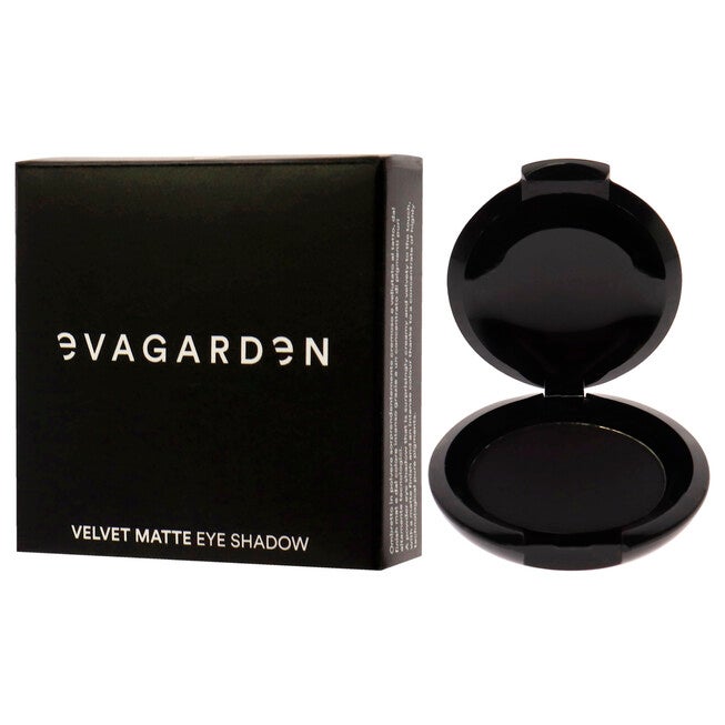 Velvet Matte Eyeshadow - 128 Black by Evagarden for Women - 0.08 oz Eye Shadow, See Description, alternate image number 3