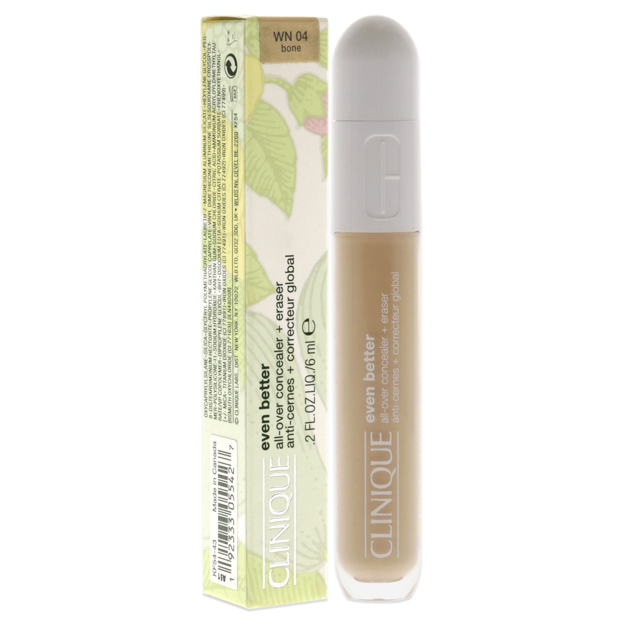 Even Better All-Over Concealer Plus Eraser - WN 04 Bone by Clinique for Women - 0.2 oz Concealer, See Description, alternate image number 1