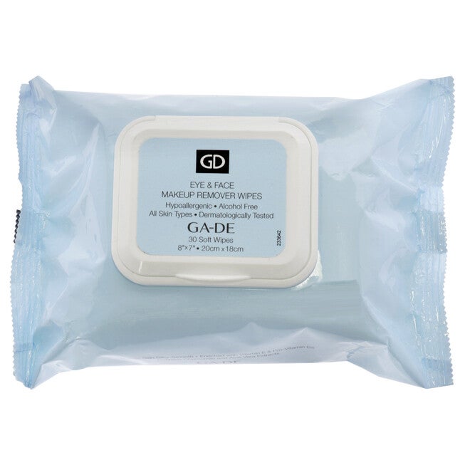 Eye and Face Makeup Remover Wipes by GA-DE for Women - 30 Count Wipes, See Description, hi-res image number 0
