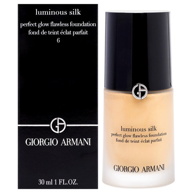 Luminous Silk Foundation - # 6 Medium/Warm by Giorgio Armani for Women - 1 oz Foundation, See Description, hi-res image number 0