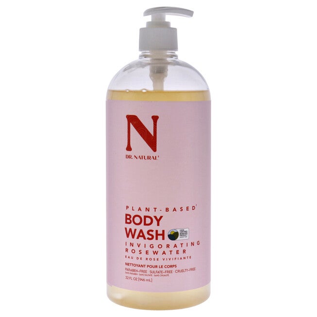 Invigorating Body Wash - Rosewater by Dr. Natural for Unisex - 32 oz Body Wash, NA, hi-res image number null