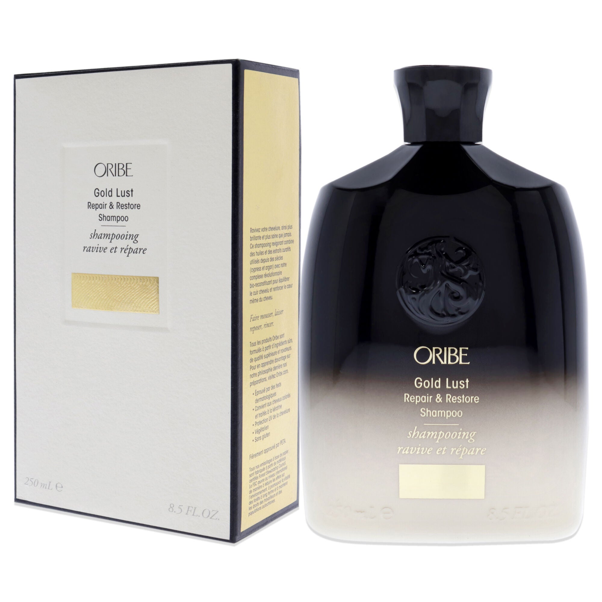 Gold Lust Repair and Restore Shampoo by Oribe for Unisex - 8.5 oz Shampoo, , alternate image number 8