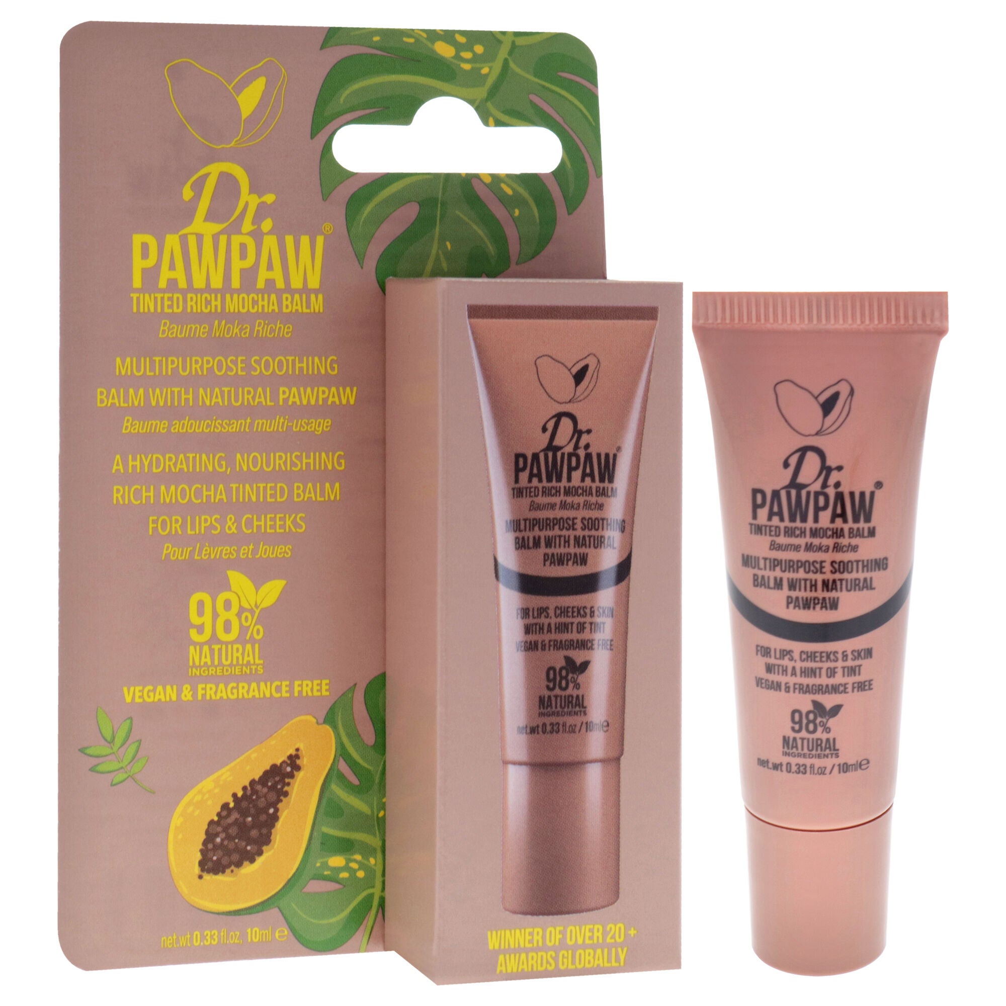 Multipurpose Tinted Balm - Rich Mocha by Dr. PawPaw for Women - 0.33 oz Makeup, See Description, alternate image number 1
