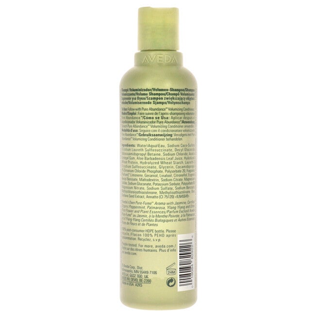 Pure Abundance Volumizing Shampoo by Aveda for Unisex - 8.5 oz Shampoo, See Description, alternate image number 1
