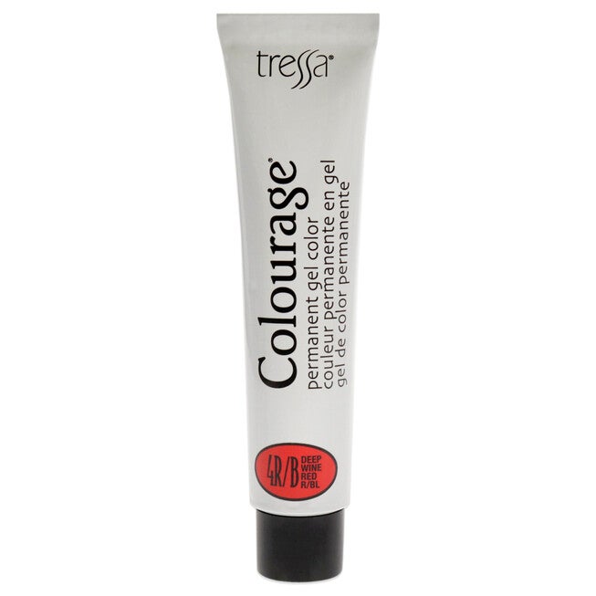 Colourage Permanent Gel Color - 4RB Deep Wine Red by Tressa for Unisex - 2 oz Hair Color, , alternate image number null