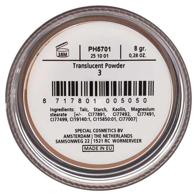 Translucent Powder - 3 by Make-Up Studio for Women 0.28 oz Powder, See Description, alternate image number 1