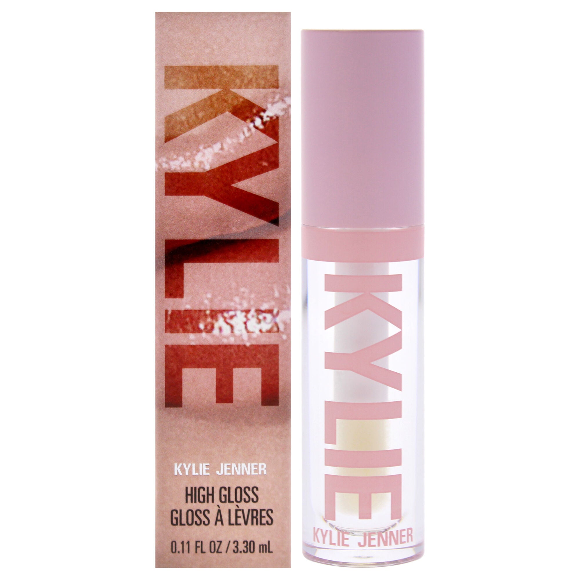 High Gloss - 001 Crystal by Kylie Cosmetics for Women - 0.11 oz Lip Gloss, Pink, hi-res image number 0