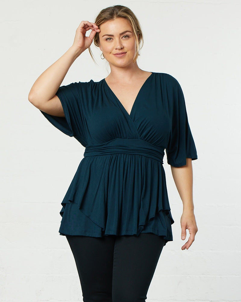 Promenade Top, Deep Teal, hi-res image number 0