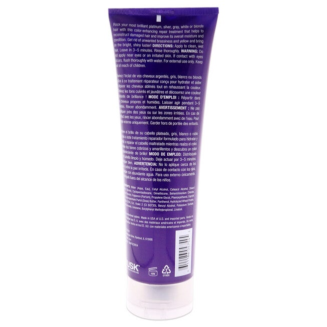 Deepshine PlatinumX Repair Treatment by Rusk for Unisex - 8.5 oz Treatment, See Description, alternate image number 2
