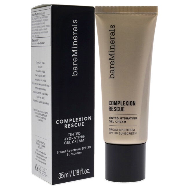 Complexion Rescue Tinted Hydrating Gel Cream SPF 30 - 06 Ginger by bareMinerals for Women - 1.18 oz Foundation, See Description, alternate image number 1