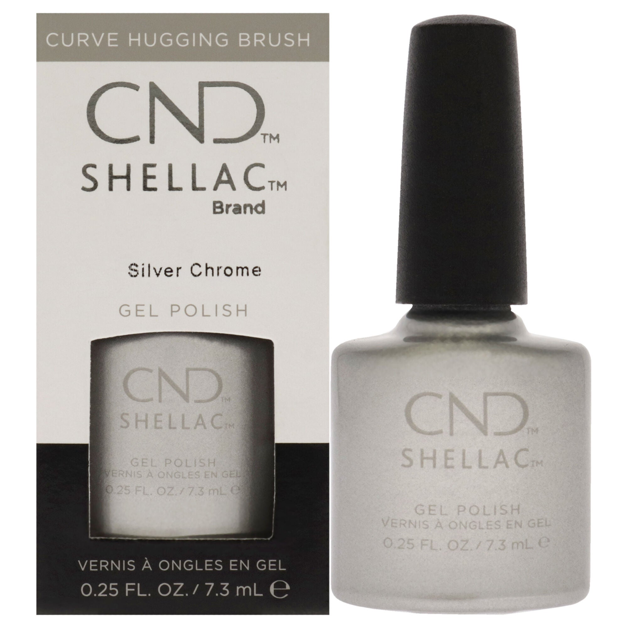 Shellac Nail Color - Silver Chrome by CND for Women - 0.25 oz Nail Polish, See Description, hi-res image number 0