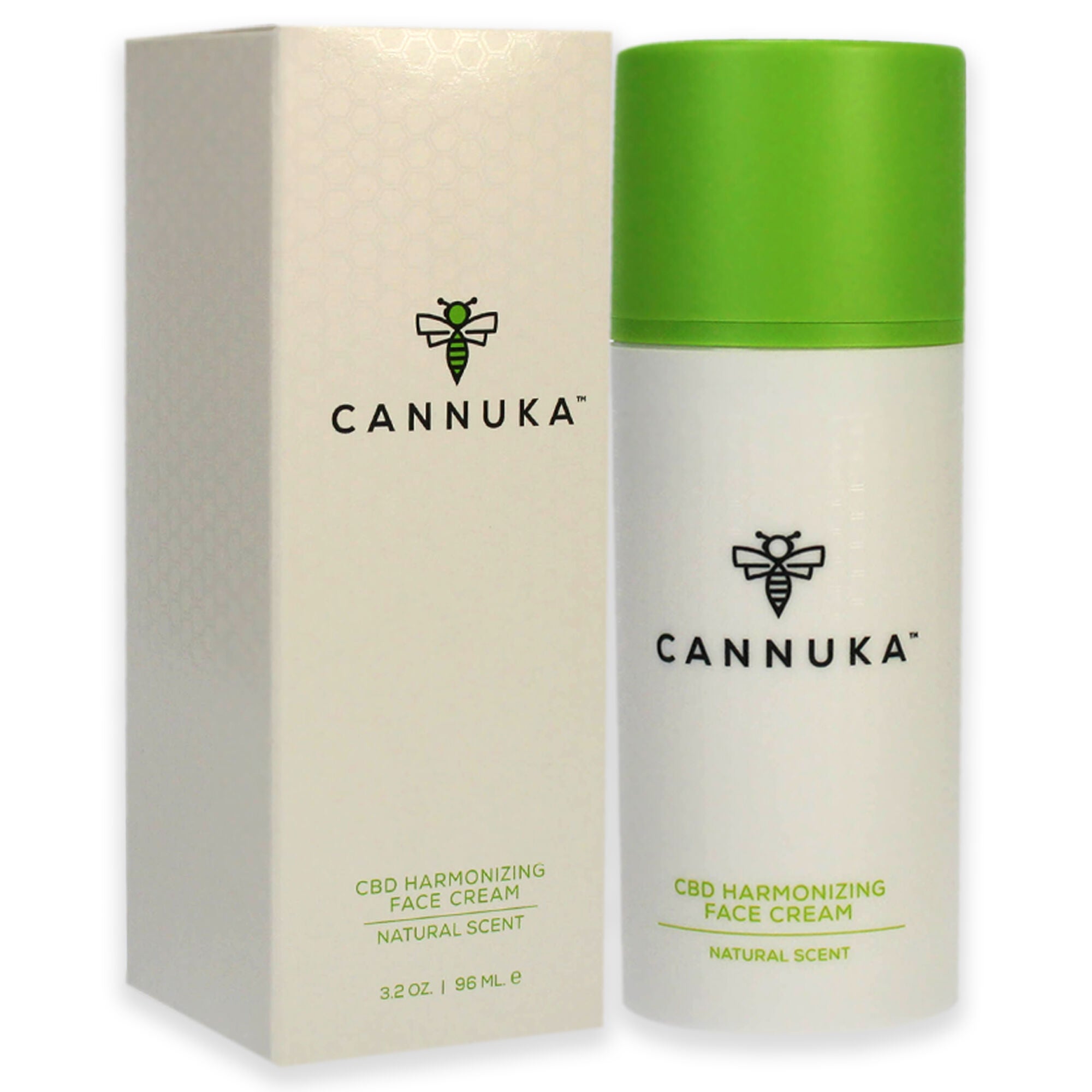 CBD Harmonizing Face Cream - Natural Scent by Cannuka for Unisex - 3.2 oz Cream, See Description, alternate image number 2