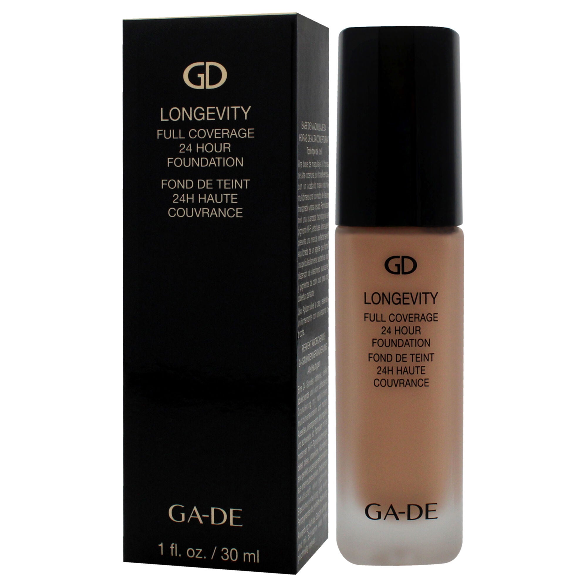 Longevity Full Coverage 24Hr Foundation - 552 Fair Sand by GA-DE for Women - 1 oz Foundation, See Description, alternate image number 3