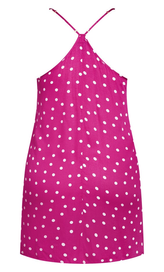 Kitty Chemise - pop pink spot, , alternate image number 3