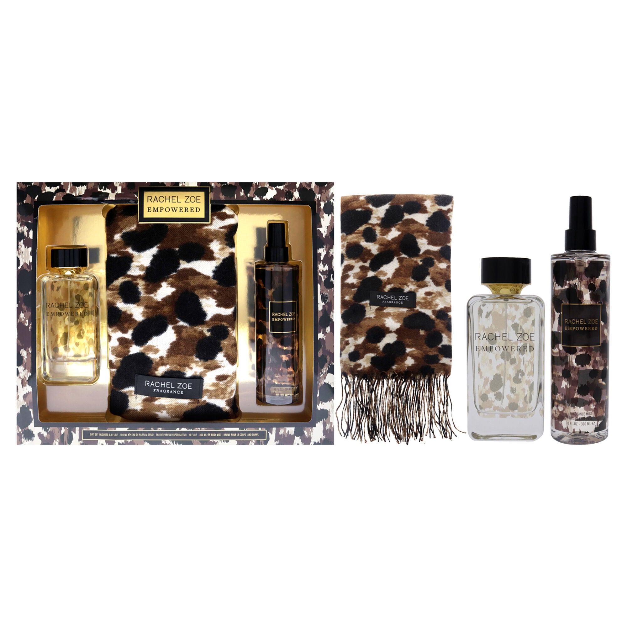 Empowered by Rachel Zoe for Women - 3 Pc Gift Set 3.4oz EDP Spray, 10oz Body Mist, Scarf, See Description, hi-res image number 0