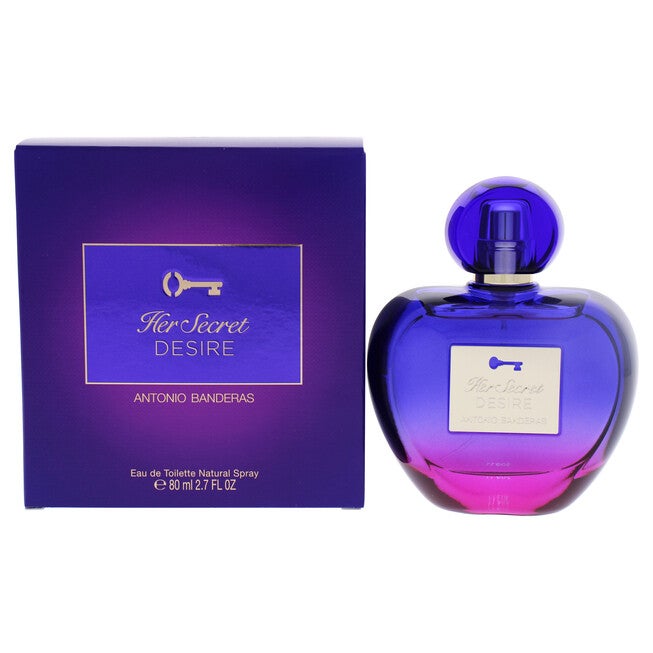 Her Secret Desire by Antonio Banderas for Women - 2.7 oz EDT Spray, See Description, hi-res image number null