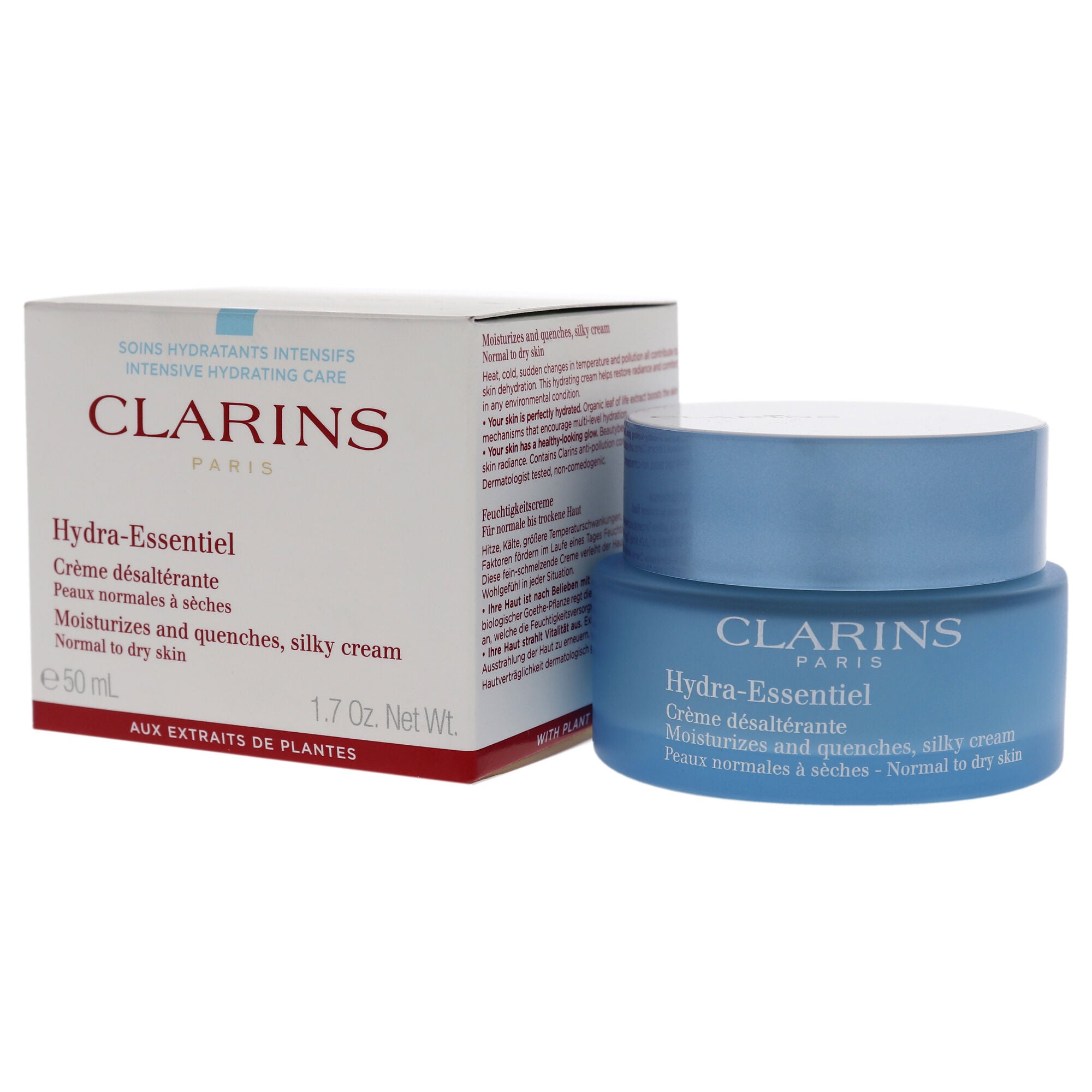 Hydra-Essentiel Silky Cream - Normal to Dry Skin by Clarins for Women - 1.7 oz Cream, , alternate image number 6