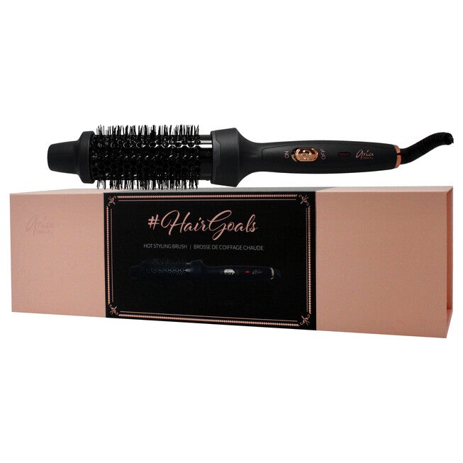 Hairgoals Hot Styling Brush - Black by Aria Beauty for Women - 1.5 Inch Brush, See Description, alternate image number 3