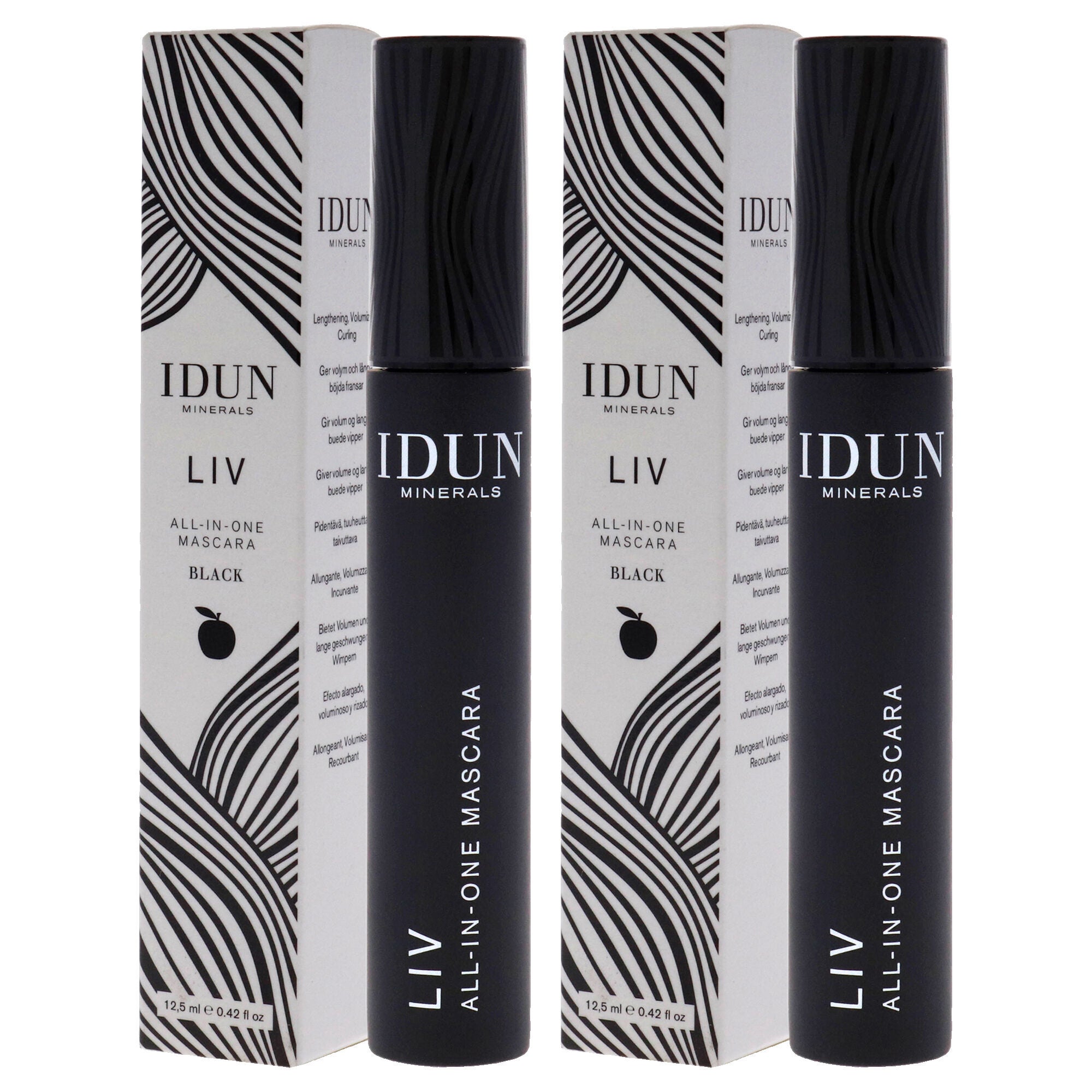 Liv All-in-one Mascara - 014 Black by Idun Minerals for Women - 0.42 oz Mascara - Pack of 2, See Description, alternate image number 3
