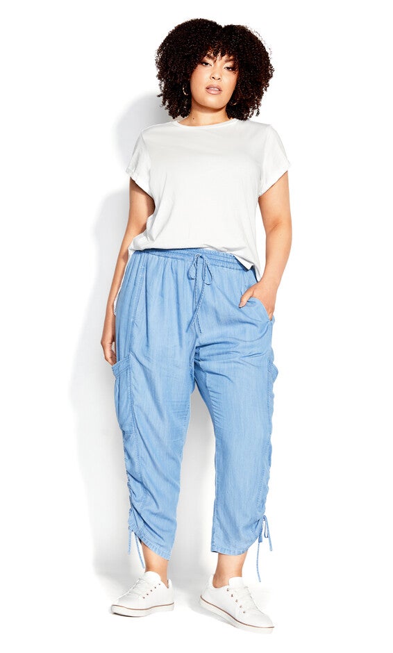 Camille Pant - chambray, Blue, hi-res image number 0