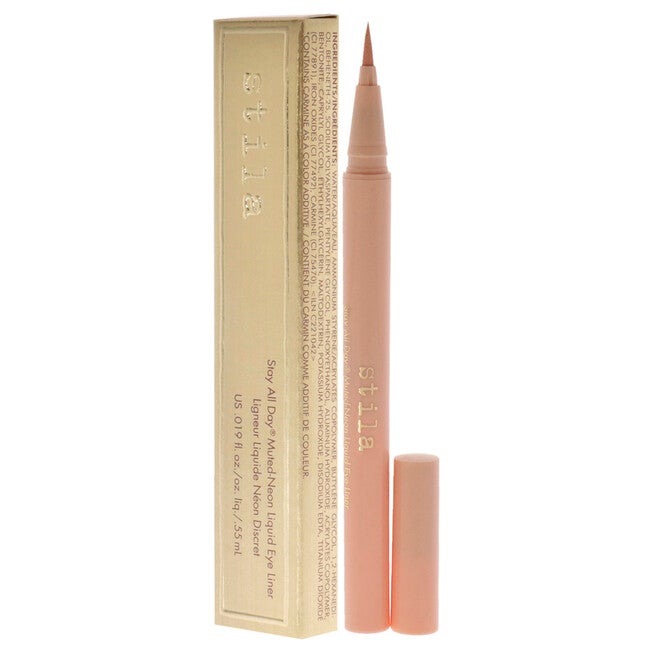Stay All Day Muted-Neon Liquid Eye Liner - Peach Party by Stila for Women - 0.019 oz Eyeliner, See Description, alternate image number 3
