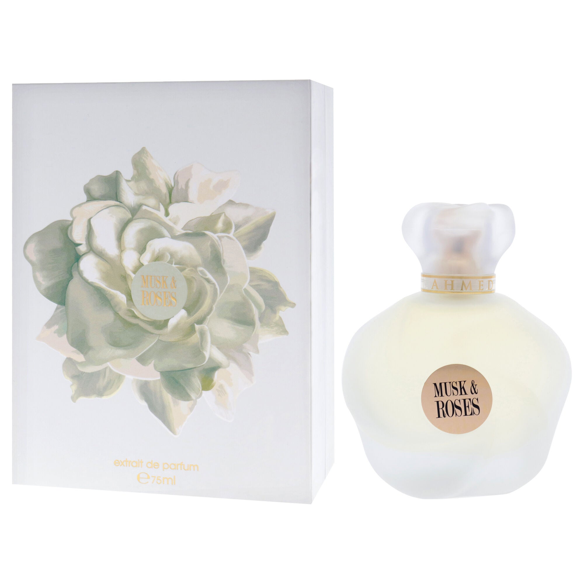 Musk and Roses by Ahmed Al Maghribi for Unisex - 2.53 oz Extrait De Parfum Spray, Clear, alternate image number 3