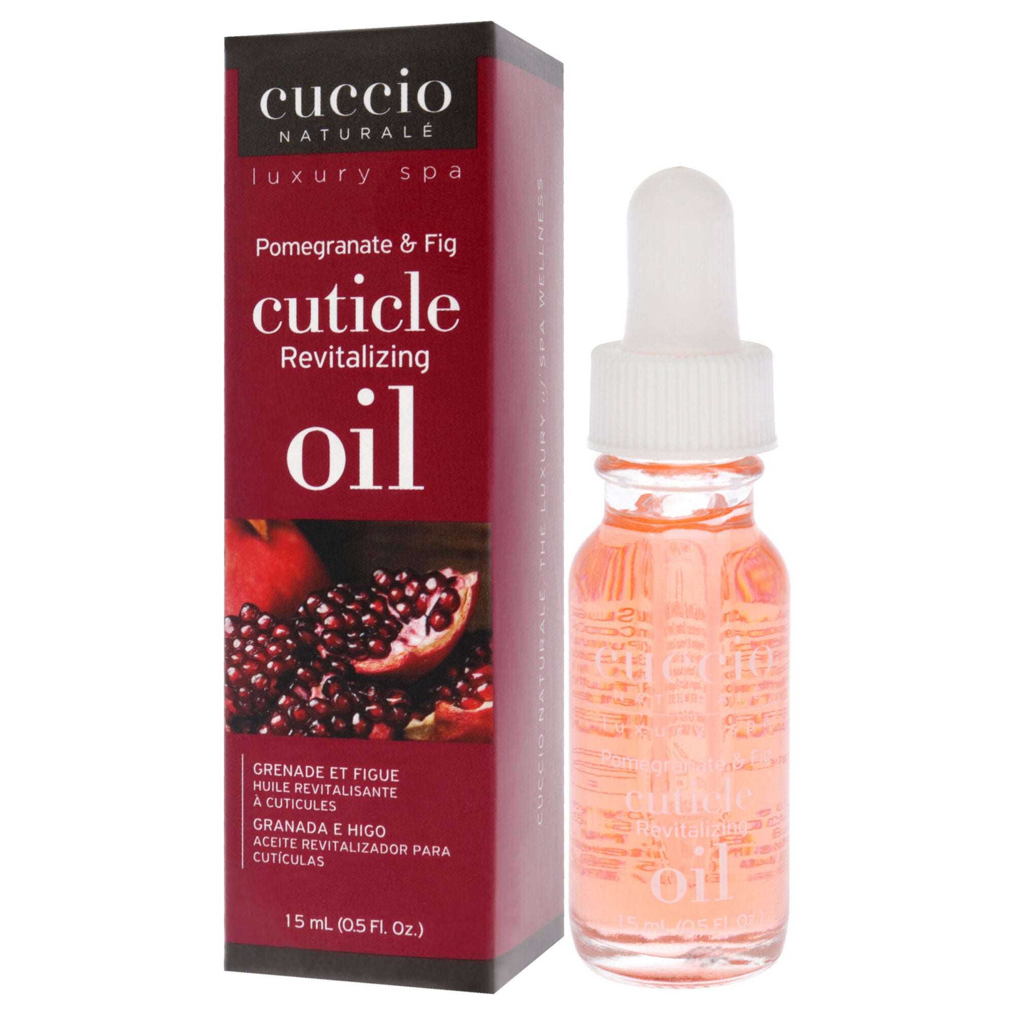 Cuticle Revitalizing Oil - Pomegranate and Fig by Cuccio Naturale for Unisex - 0.5 oz Oil, See Description, alternate image number 3
