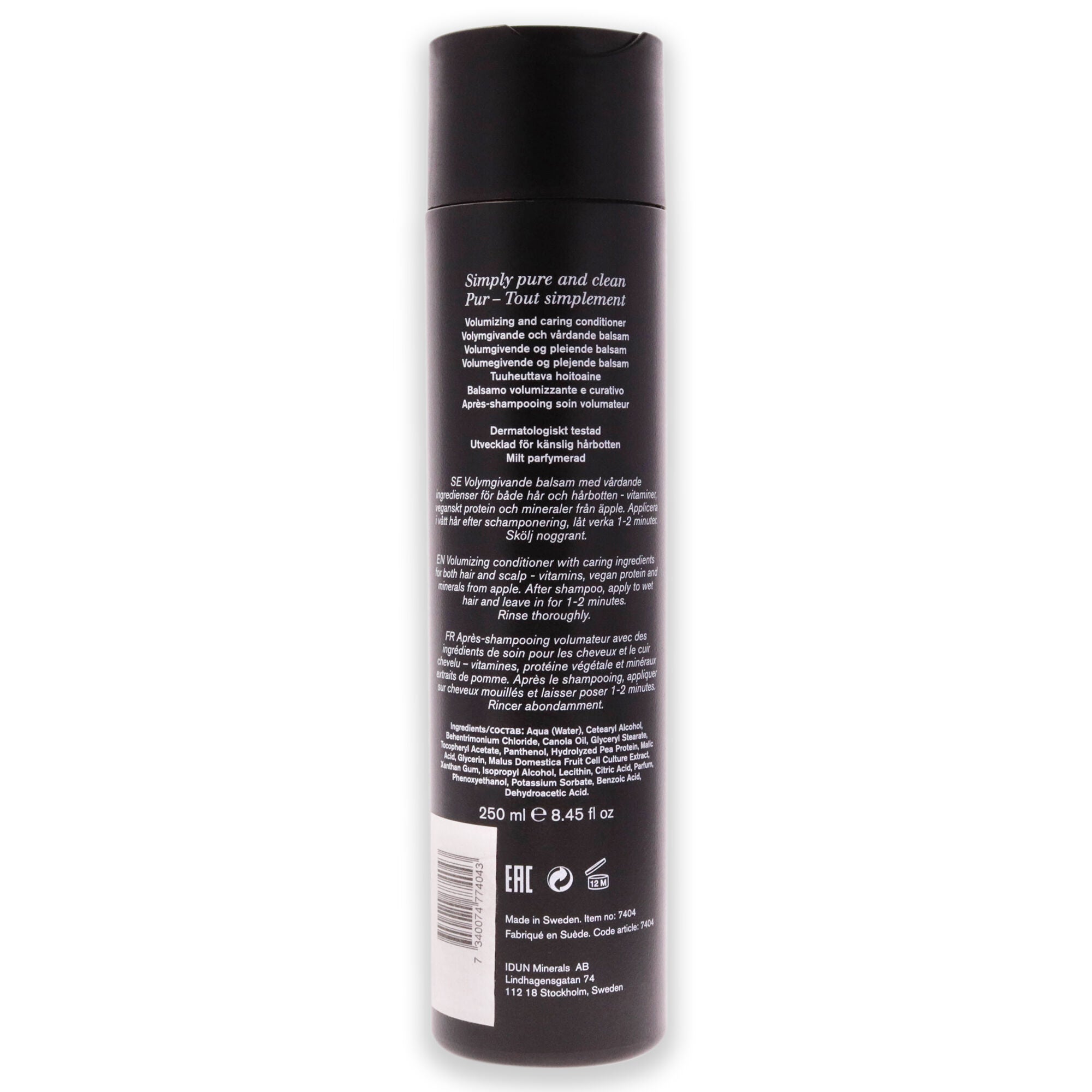 Volume and Care Conditioner by Idun Minerals for Unisex - 8.45 oz Conditioner, , alternate image number 3