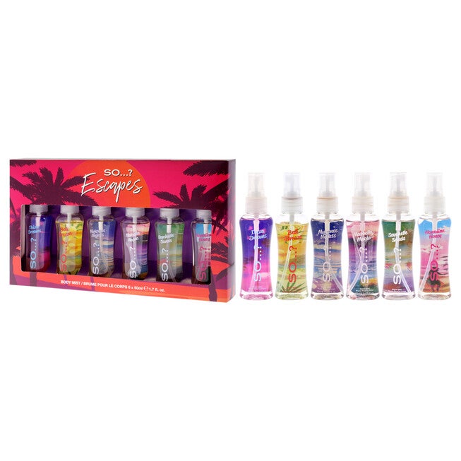 Escapes Body Mist Set by So?? for Women - 6 Pc 1.7oz, See Description, alternate image number 3