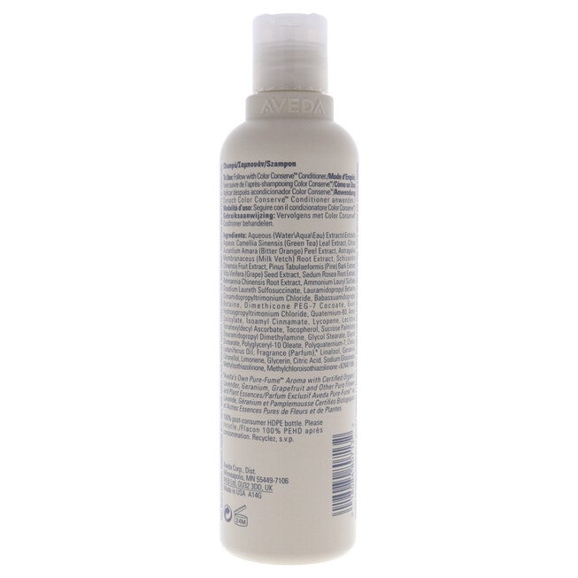 Color Conserve Shampoo by Aveda for Unisex - 8.5 oz Shampoo, , alternate image number null