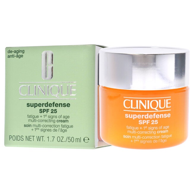 Superdefense Multi-Correcting Cream SPF 25 - Type I-II by Clinique for Unisex - 1.7 oz Cream, See Description, alternate image number 3