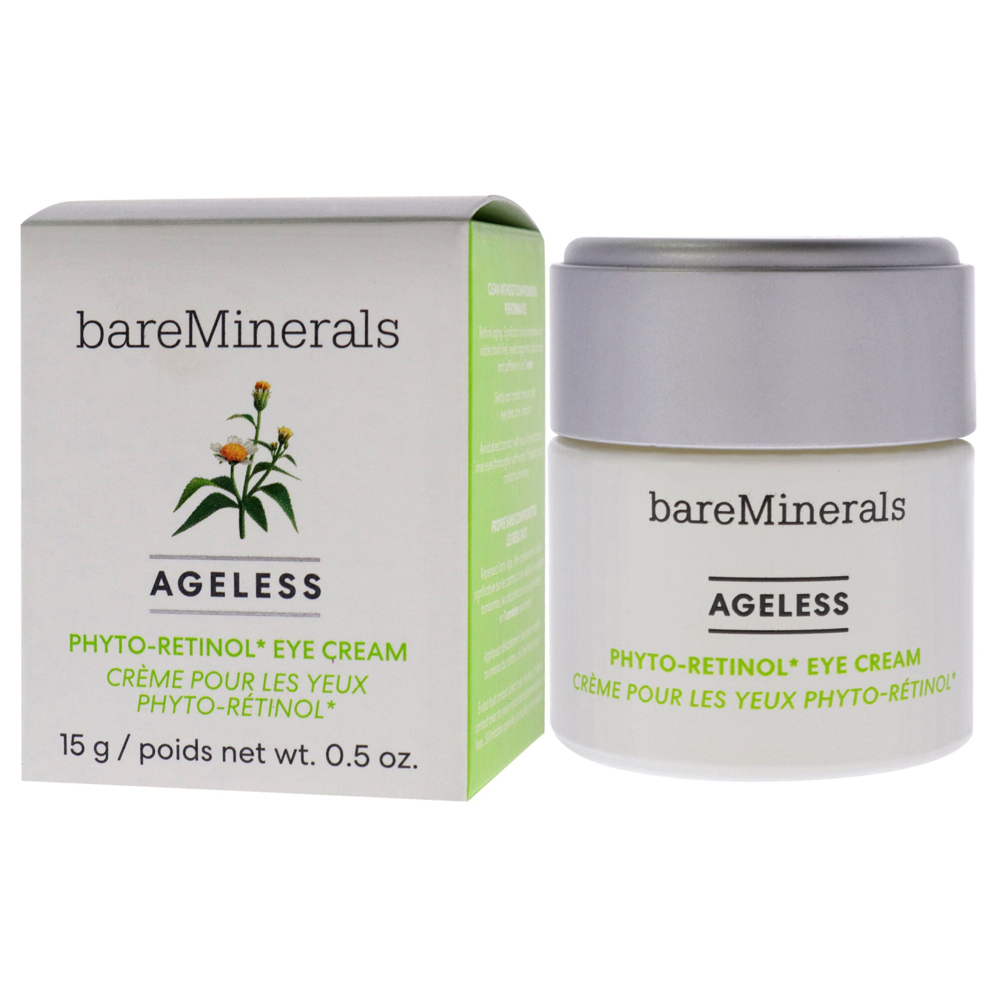 Ageless Phyto-Retinol Eye Cream by bareMinerals for Unisex - 0.5 oz Cream, , alternate image number 8
