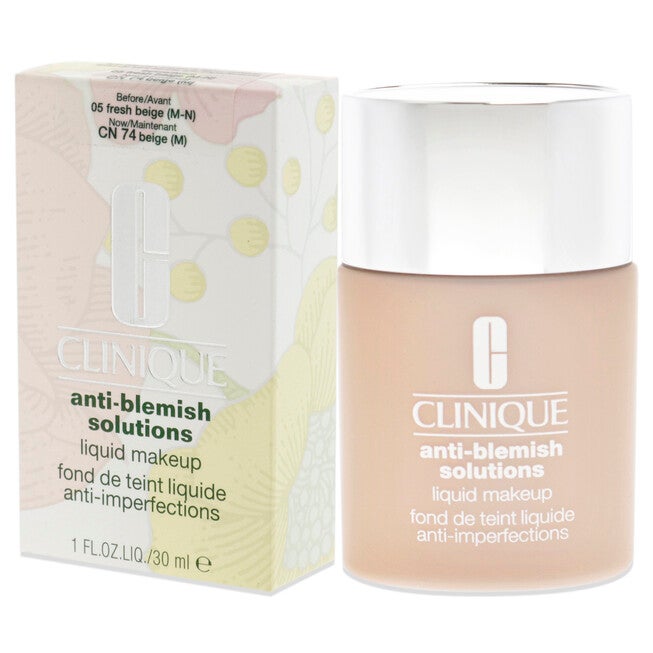 Anti-Blemish Solutions Liquid Makeup 05 Fresh Beige(MF-M)-Dry Comb. To Oily Skin by Clinique for Women - 1 oz Foundation, See Description, alternate image number 3