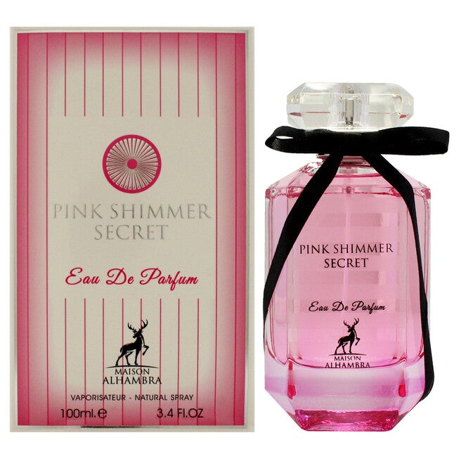 Pink Shimmer Secret by Maison Alhambra for Women - 3.4 oz EDP Spray, See Description, hi-res image number 0