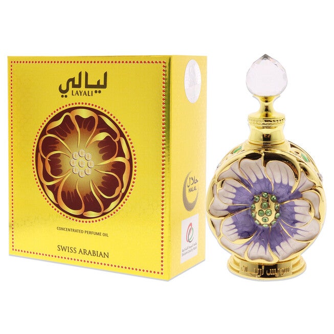 Layali by Swiss Arabian for Women - 0.5 oz Parfum Oil, , alternate image number 7
