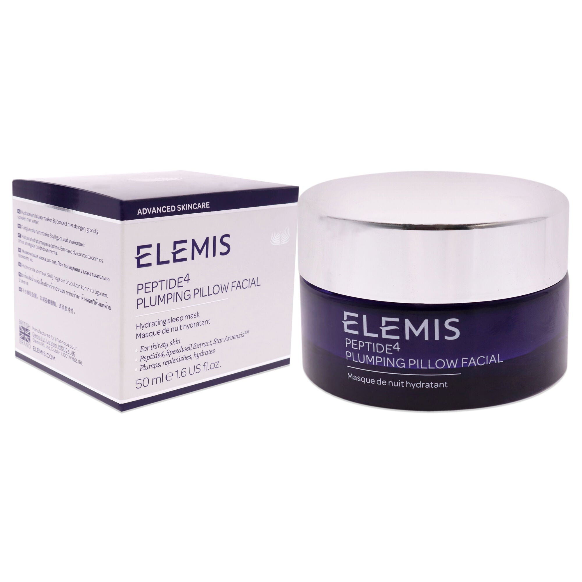 Peptide4 Plumping Pillow Facial by Elemis for Unisex - 1.6 oz Mask, See Description, alternate image number 1
