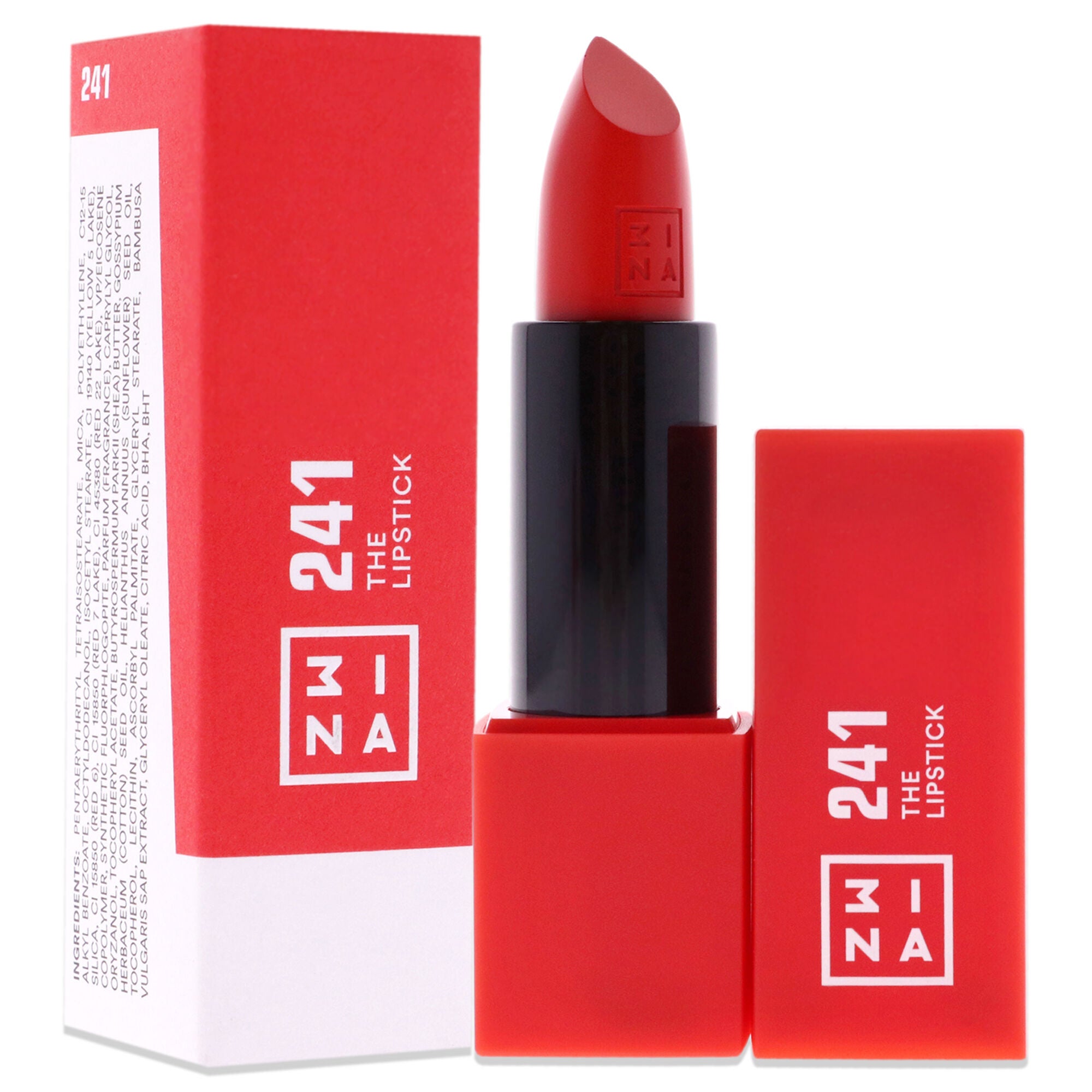 The Lipstick - 241 Matte Coral Red by 3INA for Women - 0.16 oz Lipstick, , alternate image number 6
