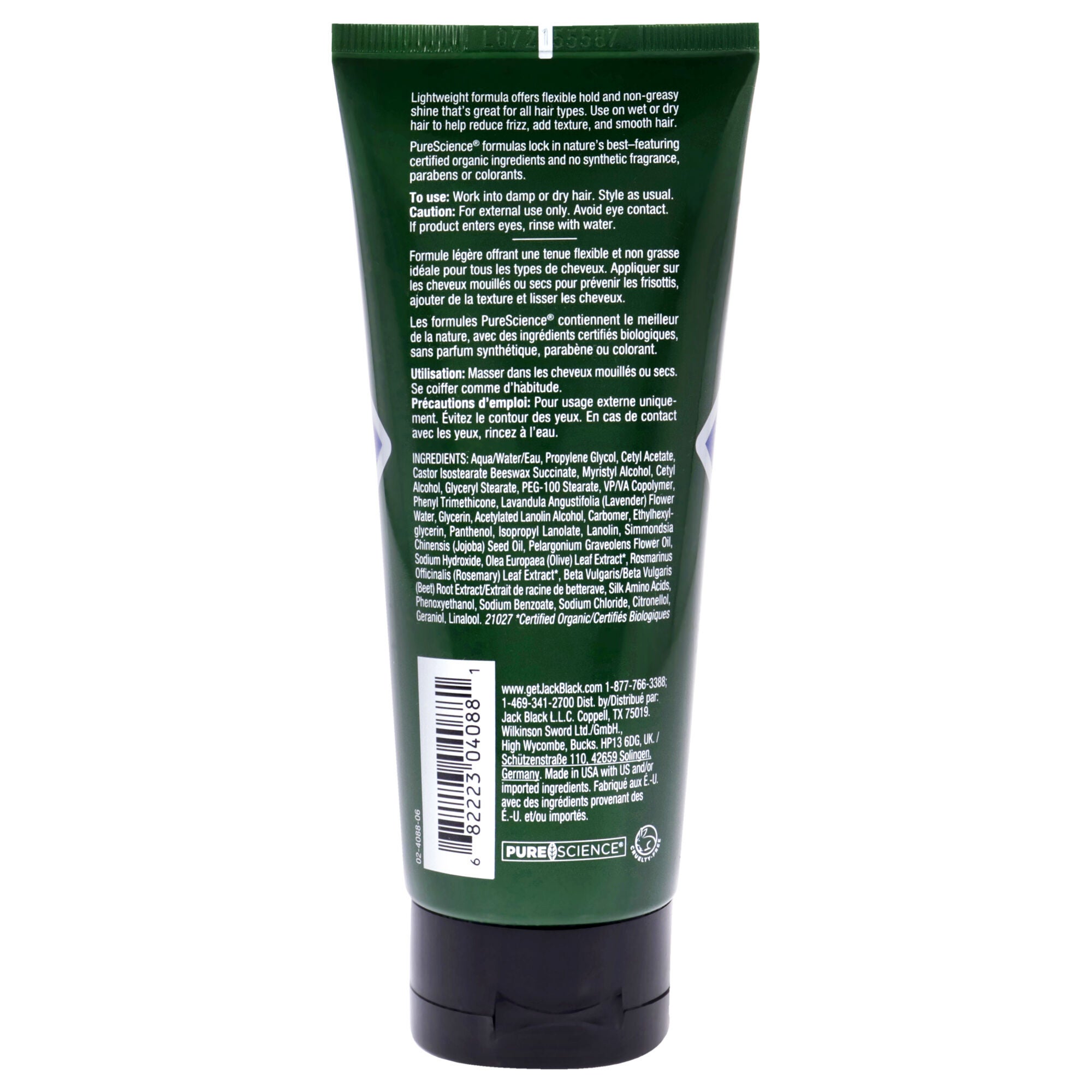 Sleek Finish Texture Cream by Jack Black for Men - 3.4 oz Texturizer, See Description, alternate image number 2