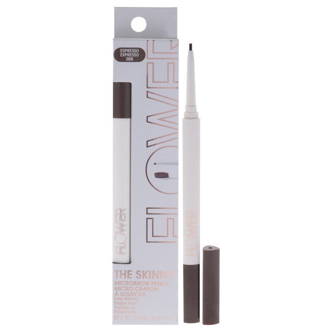 The Skinny Microbrow Pencil - SB6 Espresso by Flower Beauty for Women - 0.0017 oz Pencil, See Description, hi-res image number 0