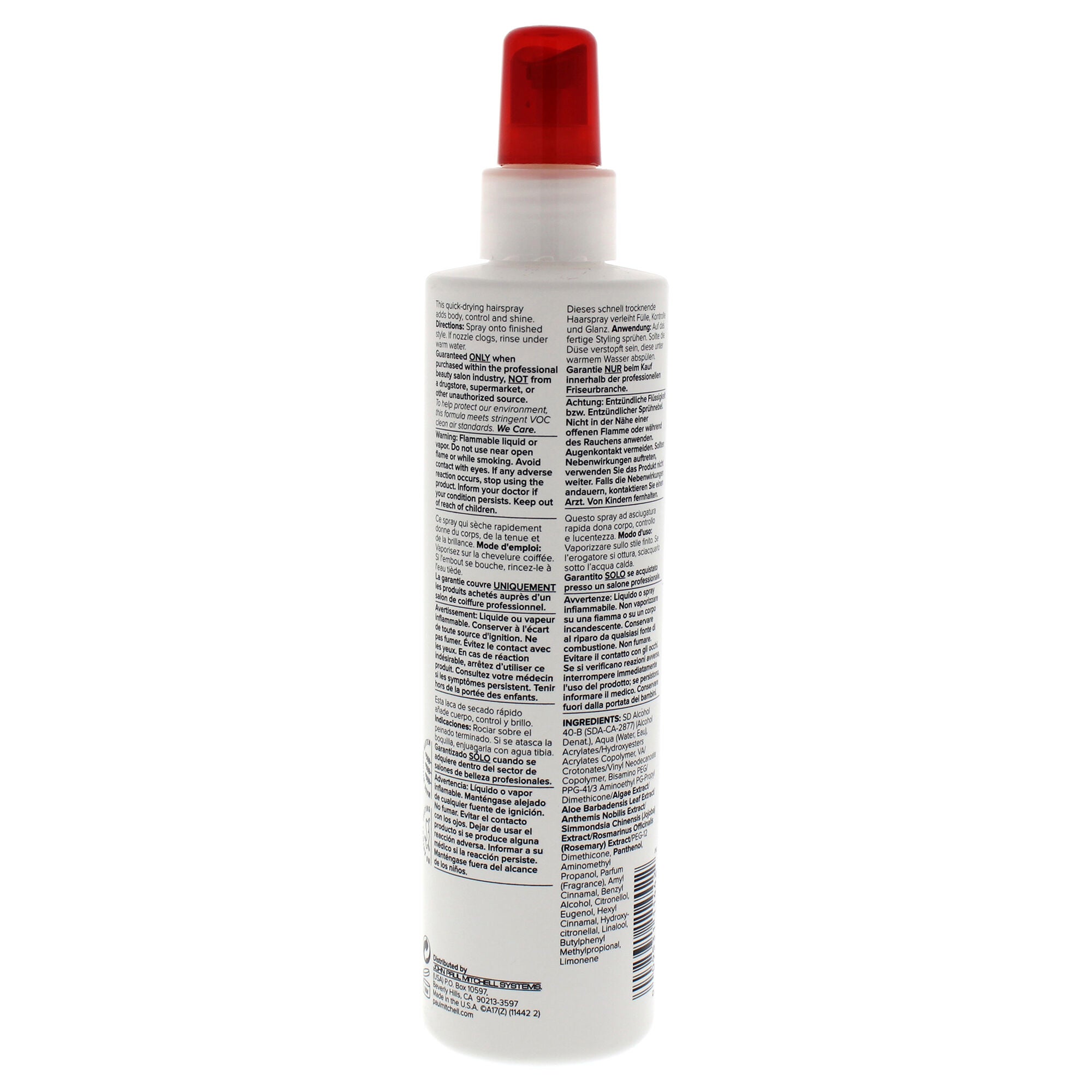 Fast Drying Sculpting Spray by Paul Mitchell for Unisex - 8.5 oz Hair Spray, See Description, alternate image number 1