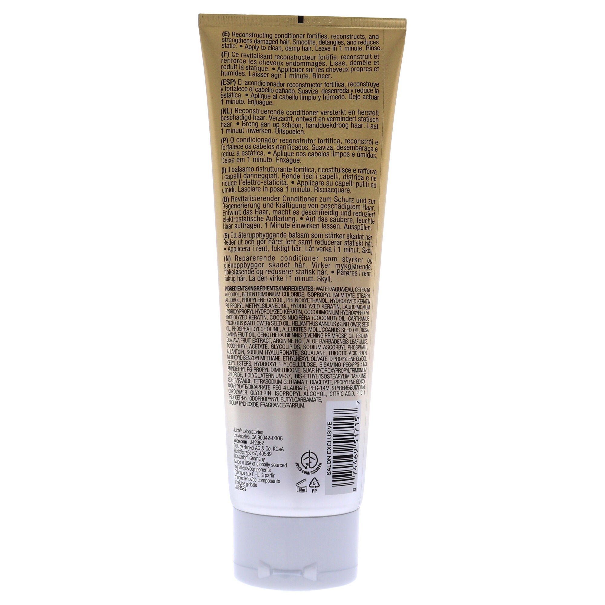 K-PAK Reconstructing Conditioner by Joico for Unisex - 8.5 oz Conditioner, , alternate image number 3