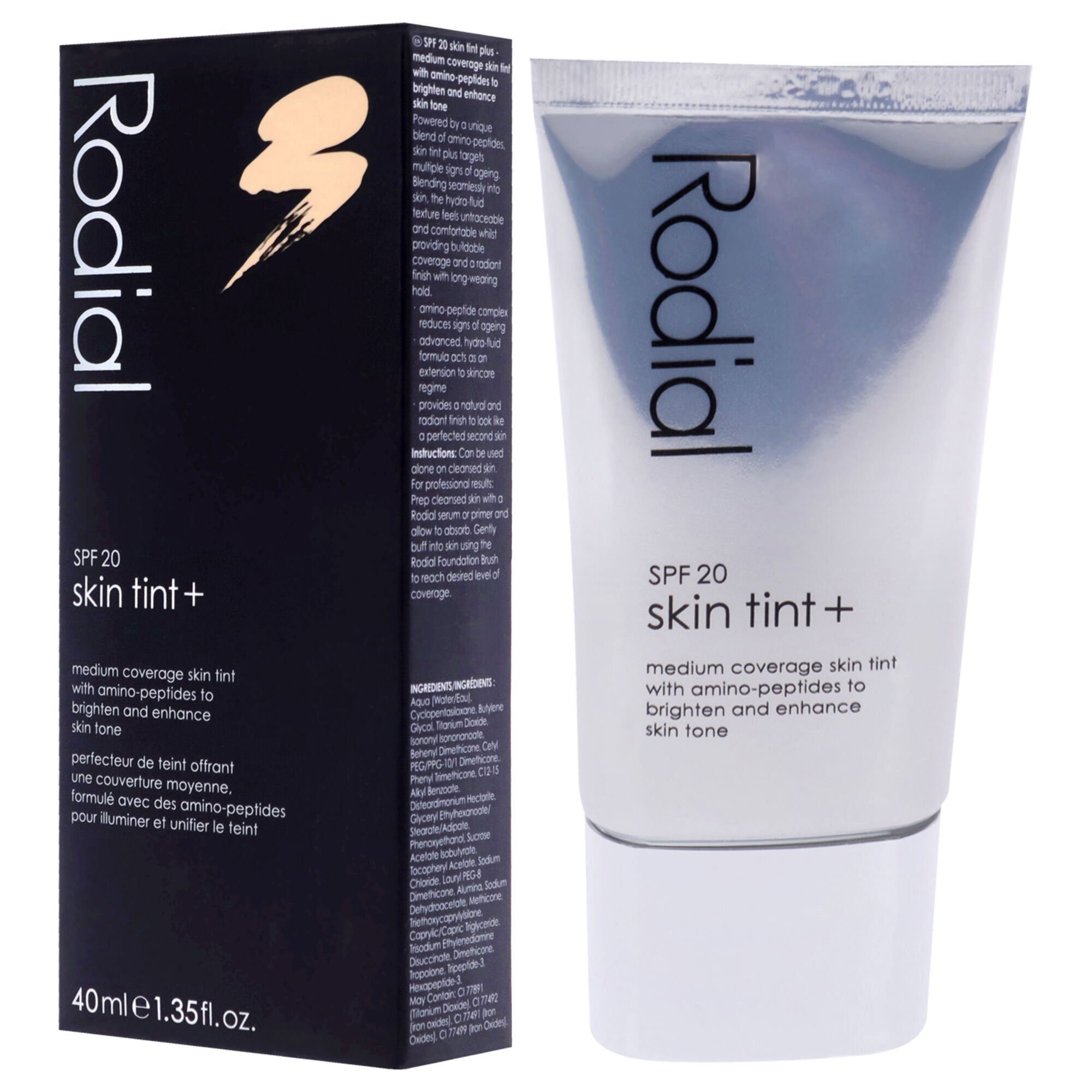 Skin Tint SPF 20 - 01 Capri Light by Rodial for Women - 1.35 oz Foundation, See Description, alternate image number 3