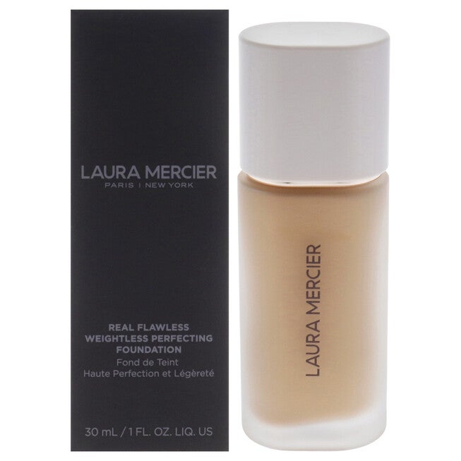 Real Flawless Weightless Perfecting Foundation - 3W0 Sandstone by Laura Mercier for Women - 1 oz Foundation, See Description, hi-res image number 0