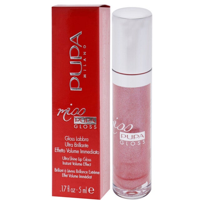 Miss Pupa Gloss Ultra-Shine Lip Gloss - 301 Sweet Candy by Pupa Milano for Women - 0.17 oz Lip Gloss, , alternate image number 7